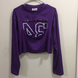 Cropped sports jersey